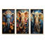 «Abstract Elephant Dreamscape Portrait», ensemble de 4 reproductions d'art mural éléphant-641743777-641737822