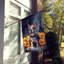 Drapeau de chiot Halloween House-113107309