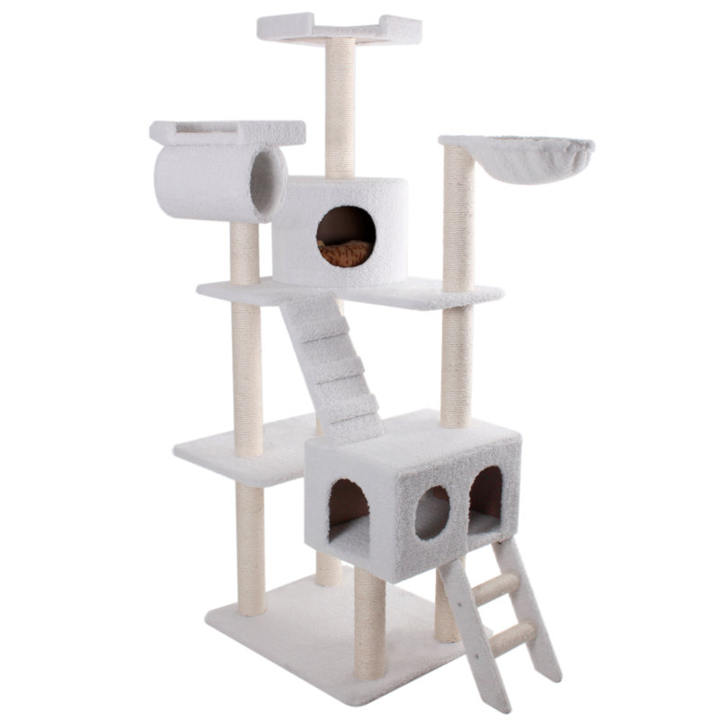 Arbre à chat ou condo 73 po, Brun clair