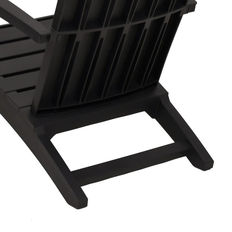 Akuji Outdoor Adirondack Chair, Black