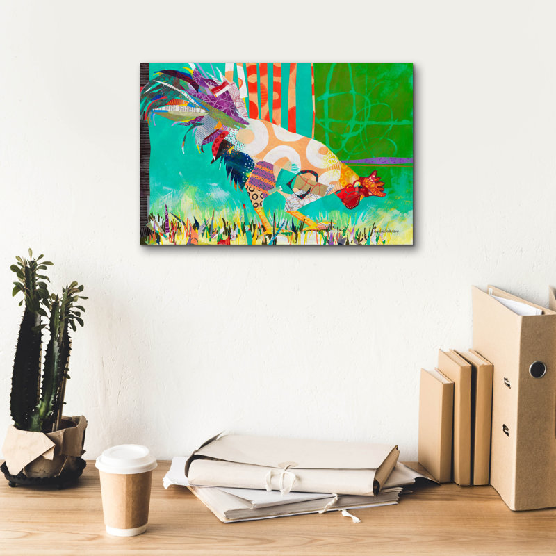 «August Flamboyance» par Augustel Beukenkamp, August Grove, H 12 po x l 18 po x P 0,75 po