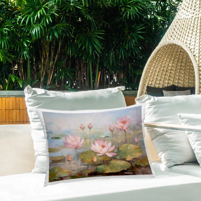 Coussin d'extérieur imprimé Stupell Industries