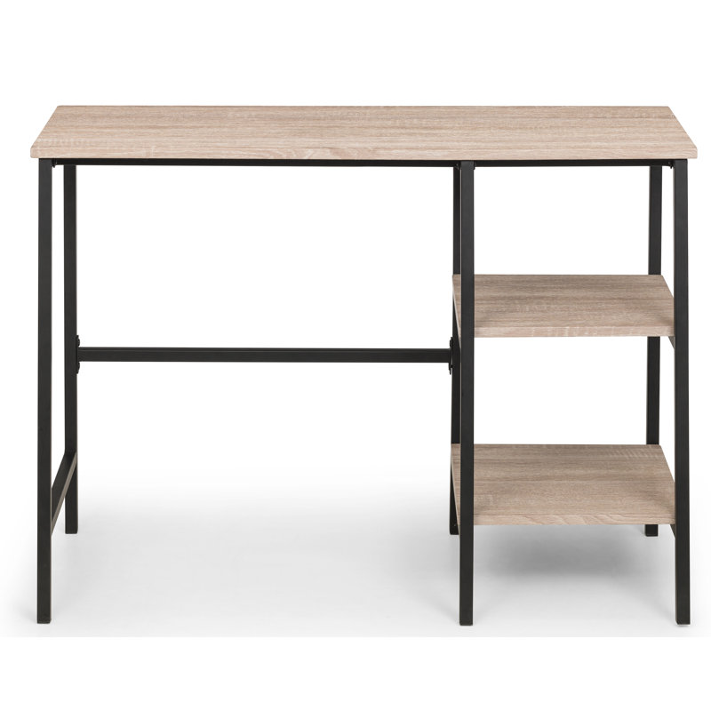 Chew Stoke Metal Base Writing Desk, Oak