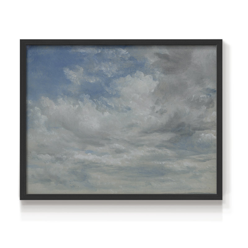 Paysages rétro-Cccxix - reproduction encadrée, Noir, H 16 po x l 20 po