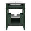 Meuble-lavabo de salle de bain 24 po avec lavabo, armoire de rangement moderne avec 2 portes à fermeture douce et un tiroir basculant, structure en bois massif-1840171496