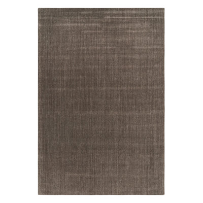 Textural Hand Knotted Wool Striped Area Rug