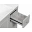Rangement polyvalent pour meuble-lavabo de salle de bain, lavabo intégré en résine, assemblage facile