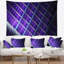 Tapisserie abstraite en métal mauve clair-28496875