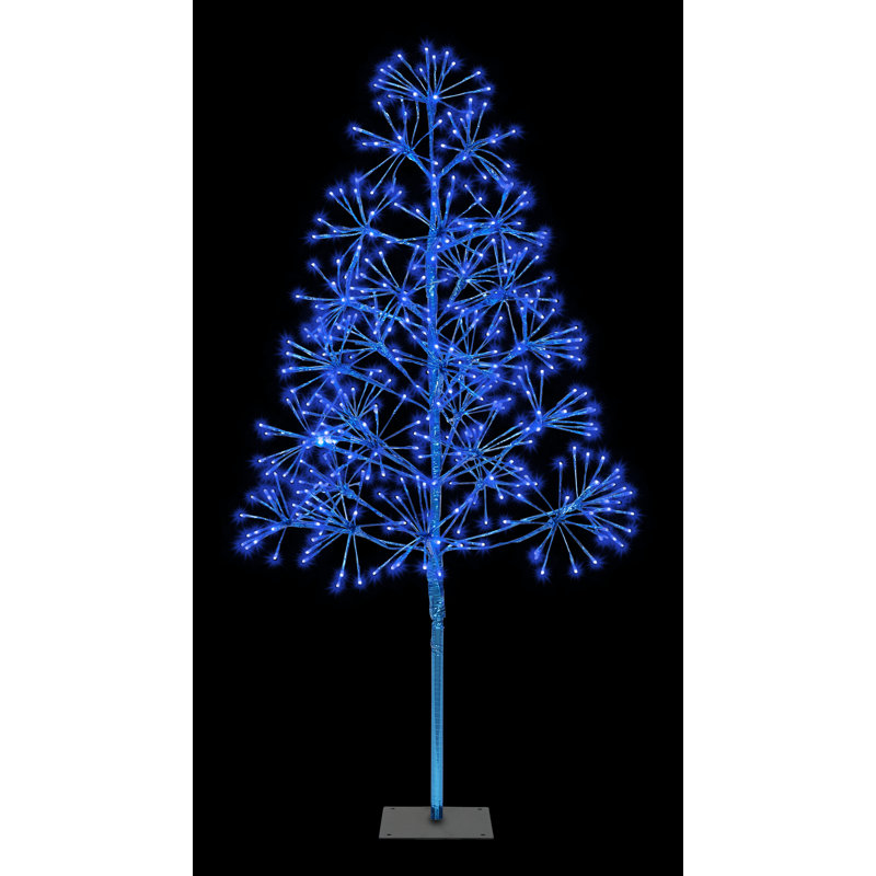 Starburst LED Lighted Trees & Branches, Blue, 48" H x 24" W x 24" D