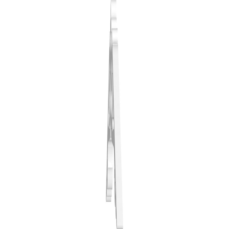 Pignon en PVC de qualité architecturale Amber, H 42 po x l 72 po x P 1 po, 14 / 12
