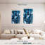 Plumes bleu minuit Kerner