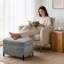 23.6" W Upholstered Chenille Flip Top Storage Ottoman-1203630682