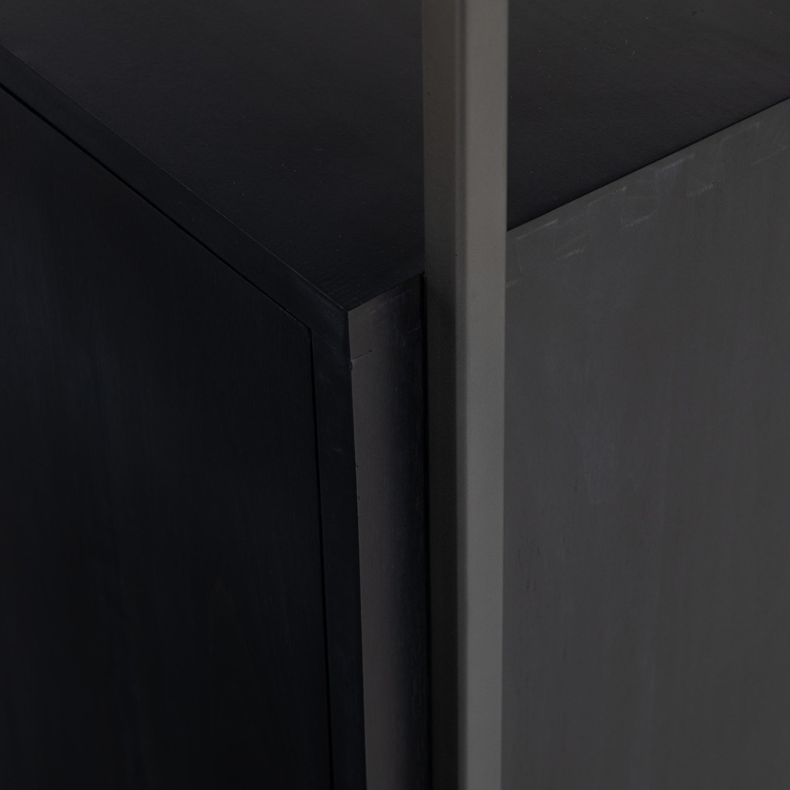 Loki Standard Bookcase, Black Wash