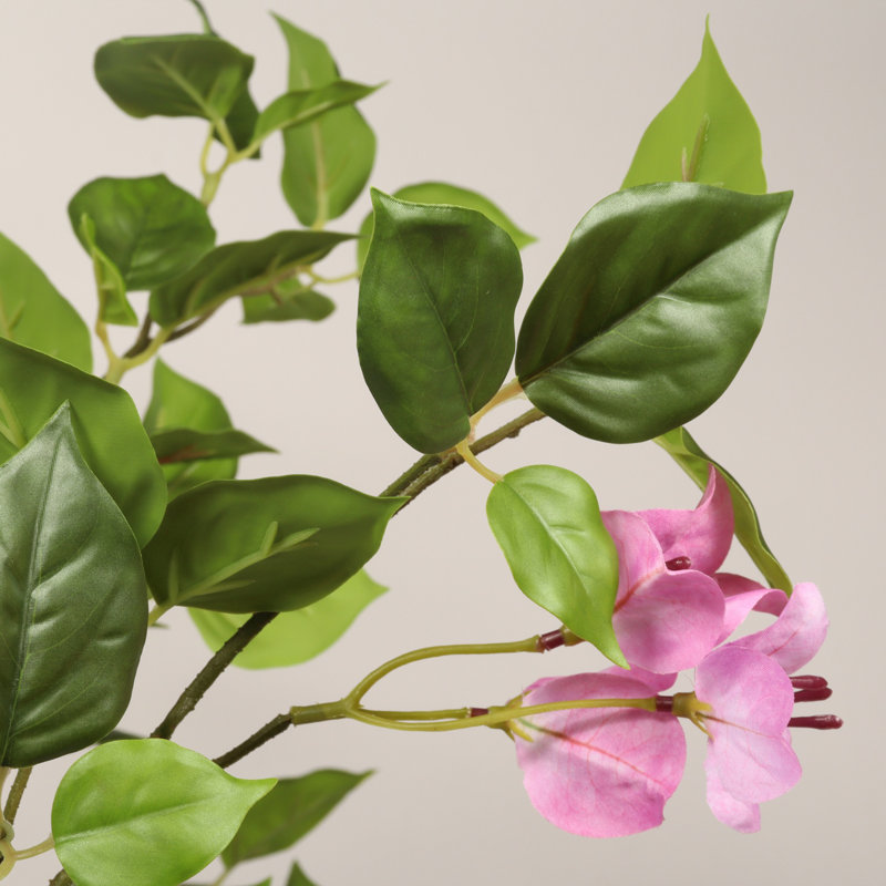 Arbre artificiel 60 'en pot fleurs roses