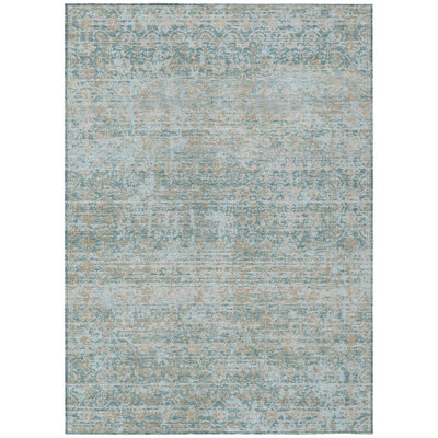Machine Washable Indoor/Outdoor Chantille ACN2931 Global Rug