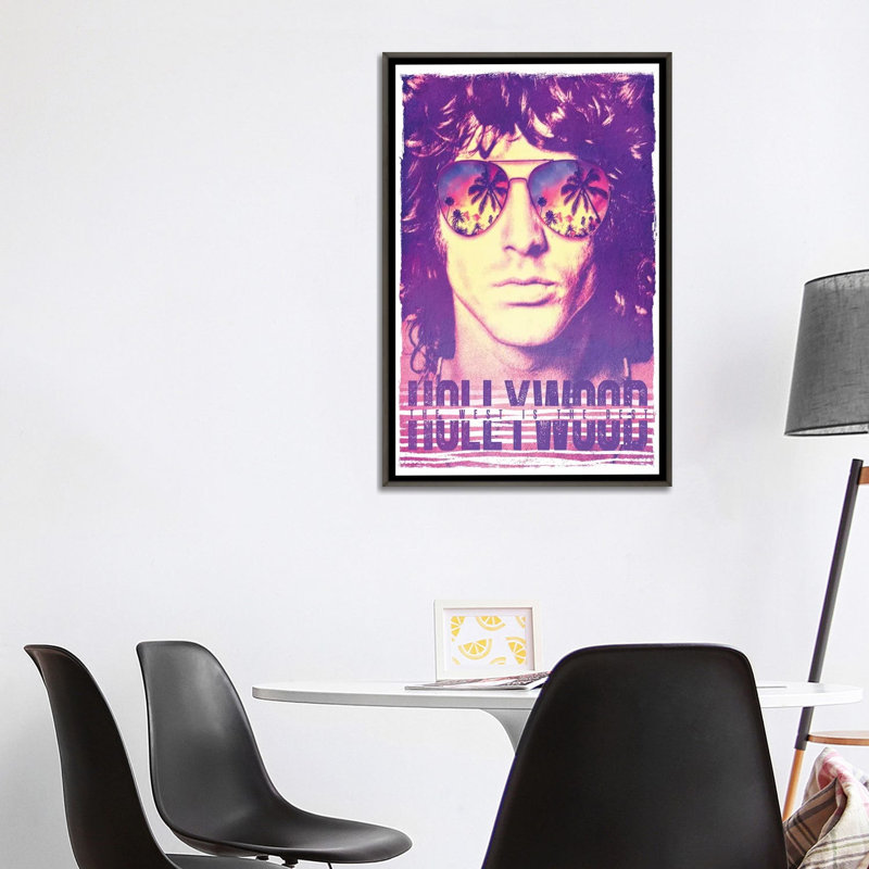 Jim Morrison, Hollywood Life - Publicité imprimée, Aucun mat, H 40 po x l 26 po x P 1,5 po