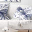 Coussin lombaire en fleur symétrique floral