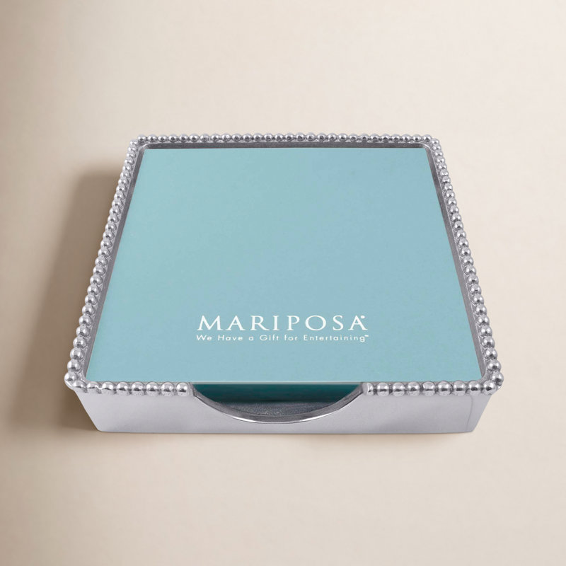 String of Pearls Beaded Luncheon Napkin Holder