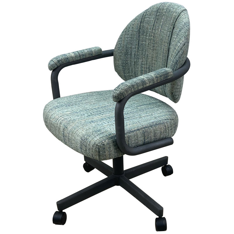 Bedolla Polyester Blend Task Chair, Gray, Brown