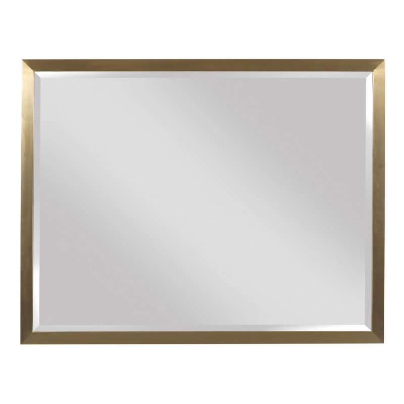 Miroir rectangulaire pour commode en bois