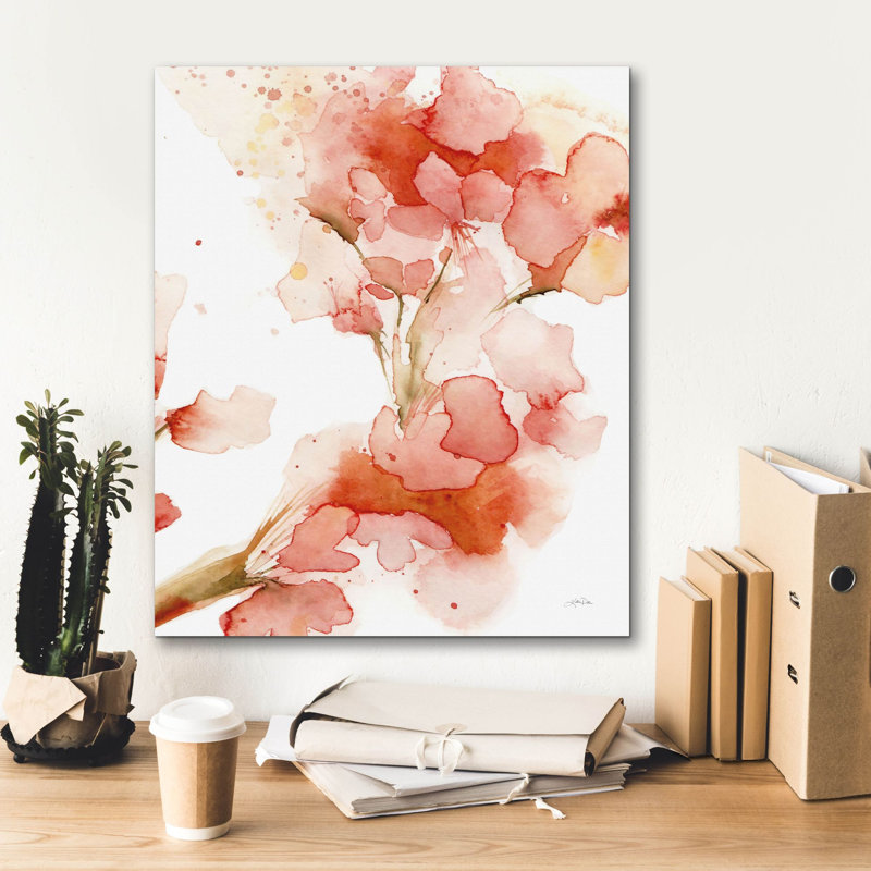 «Blossom II Crop» par Katrina Pete, estampe numérique sur toile, H 24 po x l 20 po x P 0,75 po