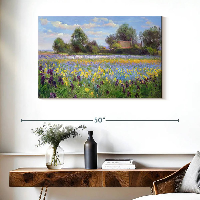 Alvord Farmstead et Iris Field, H 26 po x l 39 po