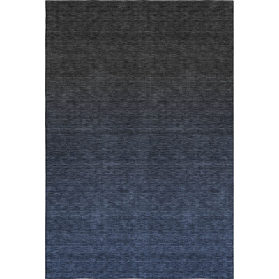 Premium Machine Washable Prisco Navy Rug