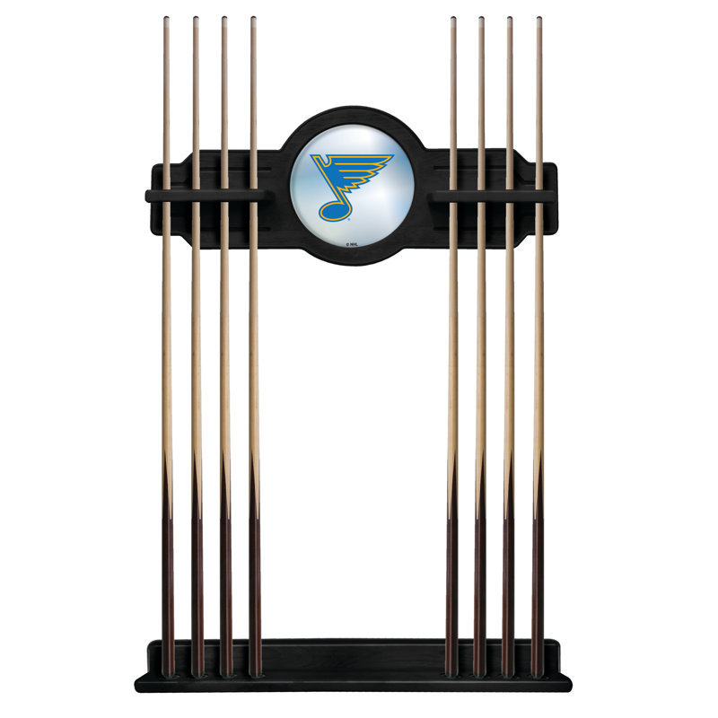Porte-queues de billard 14 po NHL, Blues de St Louis, Noir