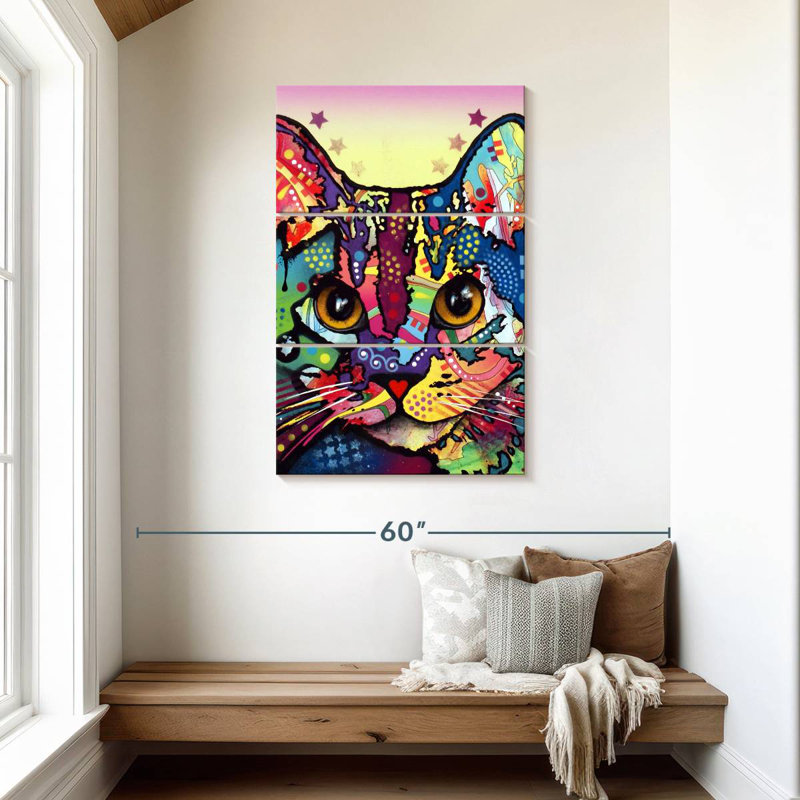 Brampt Maya Cat, 45" H x 28" W