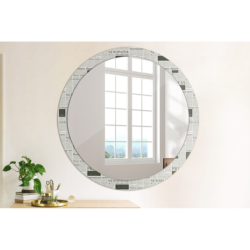Huldar Glass Flat Wall Mirror
