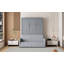 Lit escamotable double pleine grandeur avec coussin