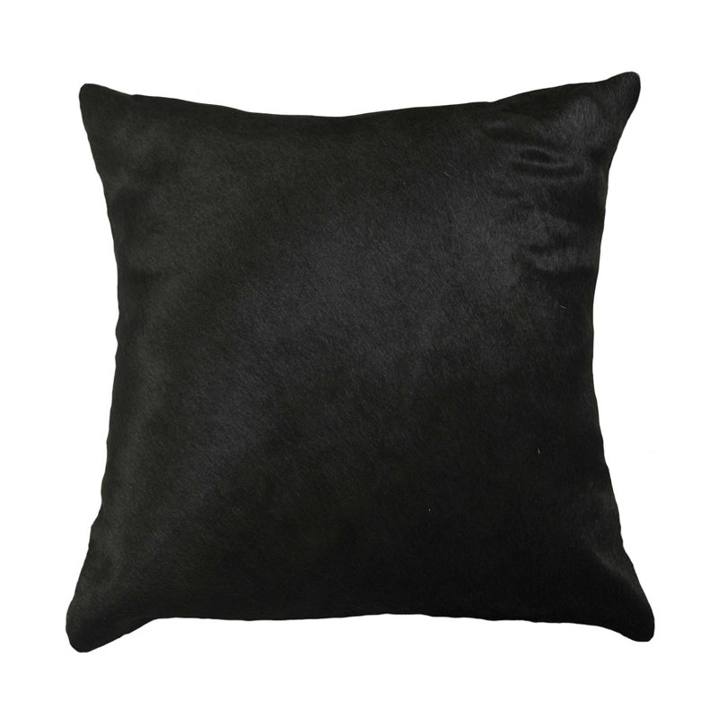 Coussin décoratif, Noir, H 20 po x l 20 po