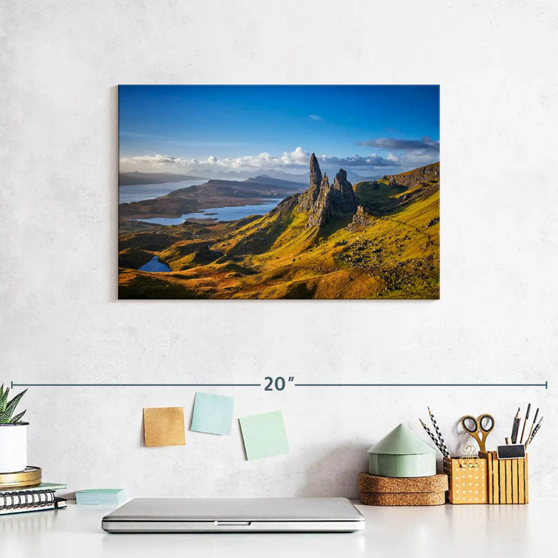 Harpa Old Man Of Storr, 8" H x 12" W