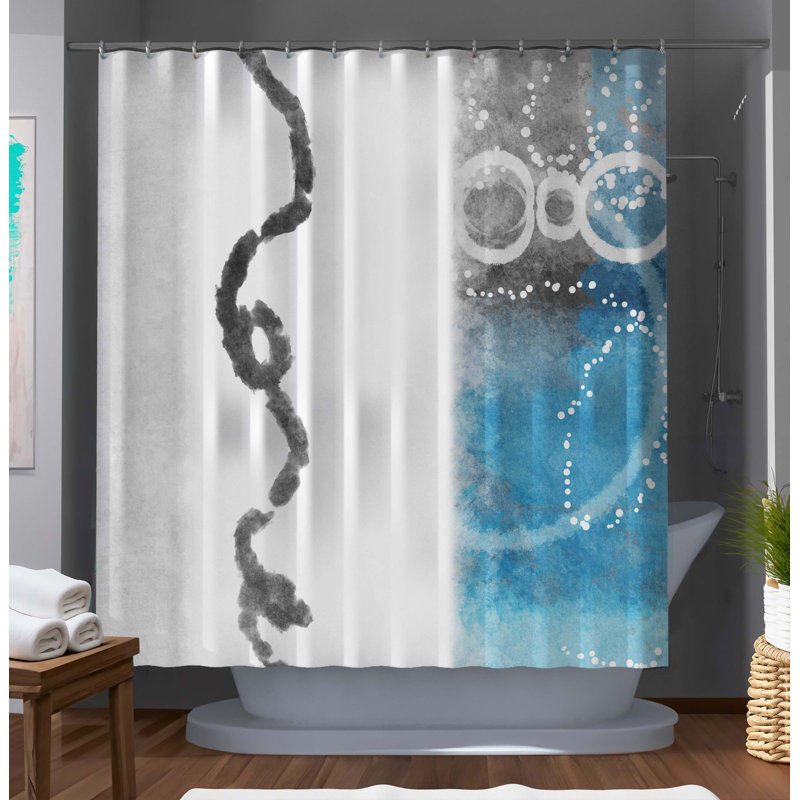 Rideau de douche abstrait Kihana