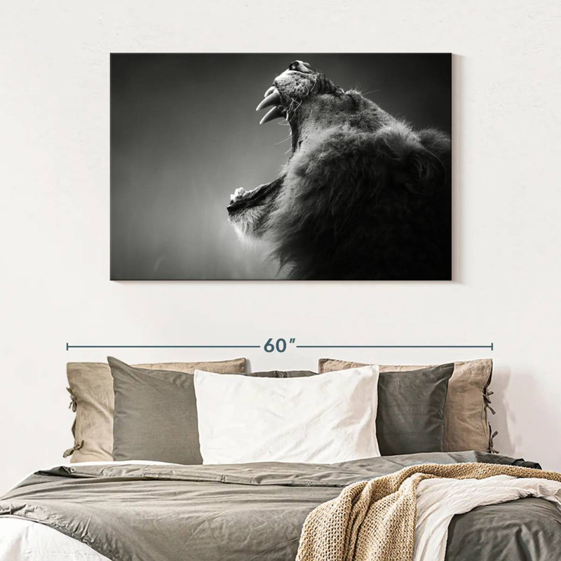 Lion Maw, 32" H x 48" W