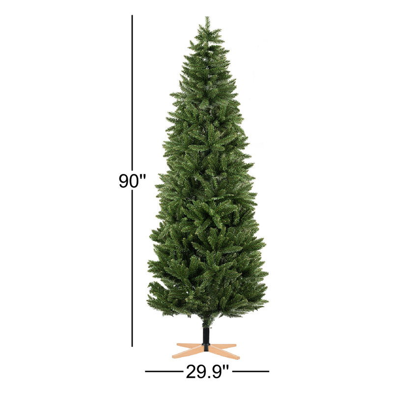 Arbre de Noël vert pin cachemire, H 7,5 pi