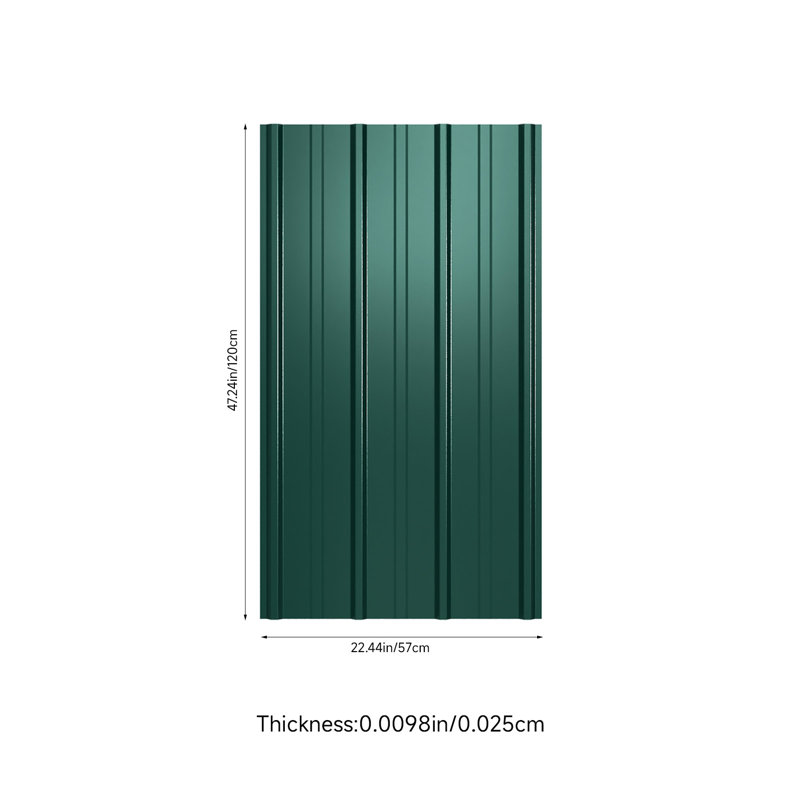 Breeins Rust Resistant Roofing Kit, Green