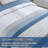 3-Piece Bohemian Stripe Quilt Set Lightweight Microfiber All Season-122938654-122938657