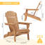 Ensemble de 2 chaises pliantes en bois pour chaises longues et demi-assemblées