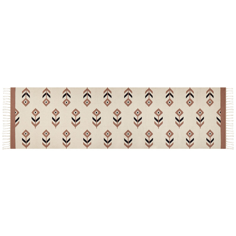 Damien Geometric Hand Woven Area Rug, Runner 80 x 300cm