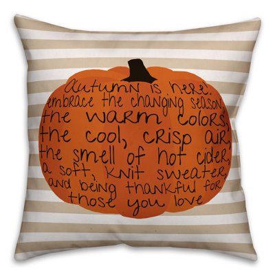 Housse de coussin d’automne