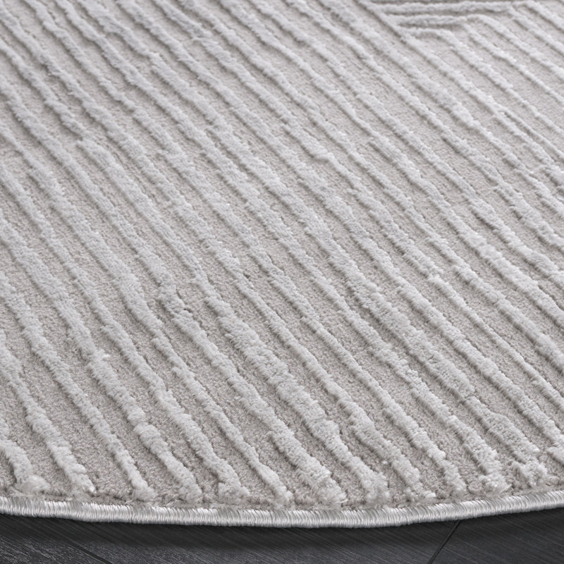 Saylor 100 Performance Geometric Rug, Round 6'3"