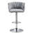 Stylish Adjustable Swivel Bar Stools Set Of 2, Ideal For Kitchen Island, Cafe, Pub And More.