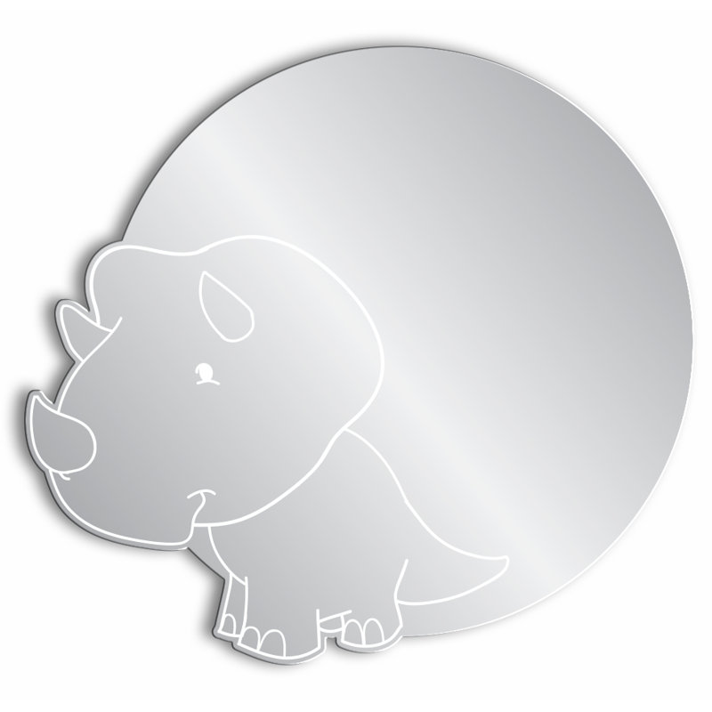 Fabrizio Flat Wall Mirror, 27.2cm H x 29.5cm W