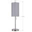 Ensemble de lampe de table avec USB 31,75 "Kelci-989573973-989573975