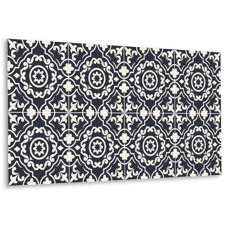 Self Adhesive Vinyl Splashback Sticker Wall Stickers 39,37x19,68 Inch Tile Peel and Stick Wall Tiles