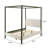 Sybill Vanilla Upholstered Canopy Bed-864751043