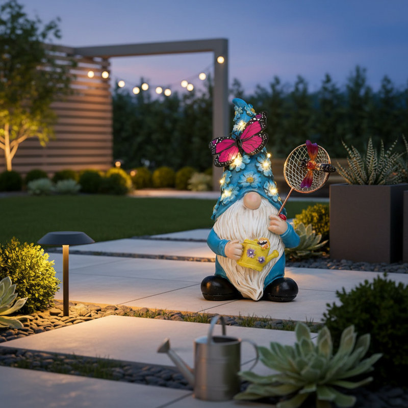Gnomes Weather Resistant Resin Garden Statue