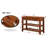 Console Sofa Table With 2 Storage Drawers And 2 Tiers Shelves, Mid-Century Style 42'' Solid Wood Buffet Sideboard For Living Room Furniture Kitchen Dining Room Entryway Hallway-68148820