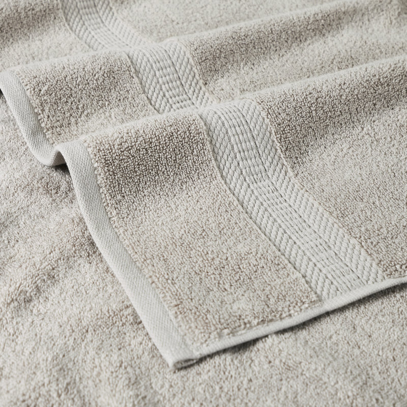 Modern Threads 6-Piece Rayon from  Towel Set - Ultra Soft & Absorbent, Taupe